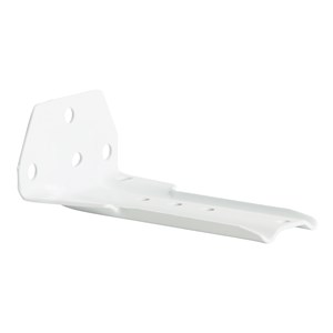 Extendable Track Bracket 85mm White - Essential